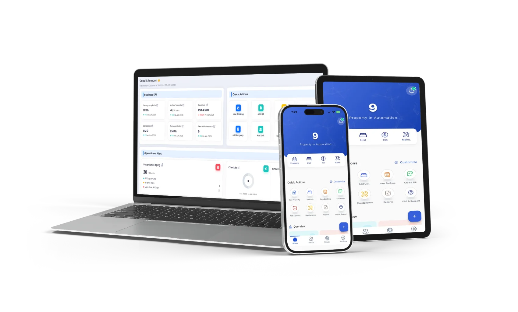 mockups devices trio