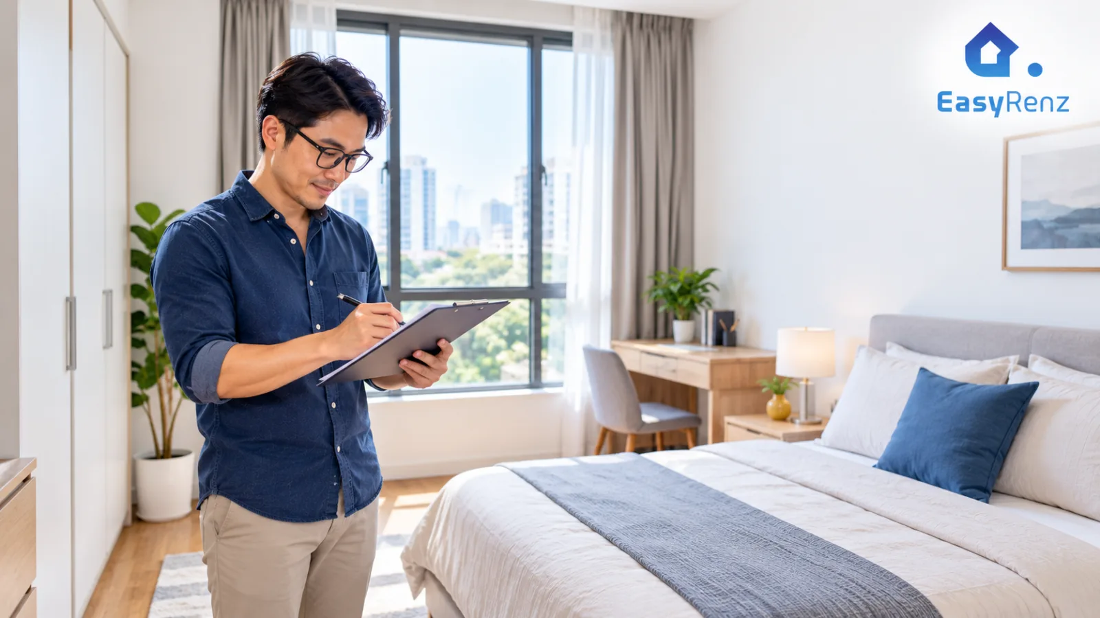 Landlord preparing room | EasyRenz